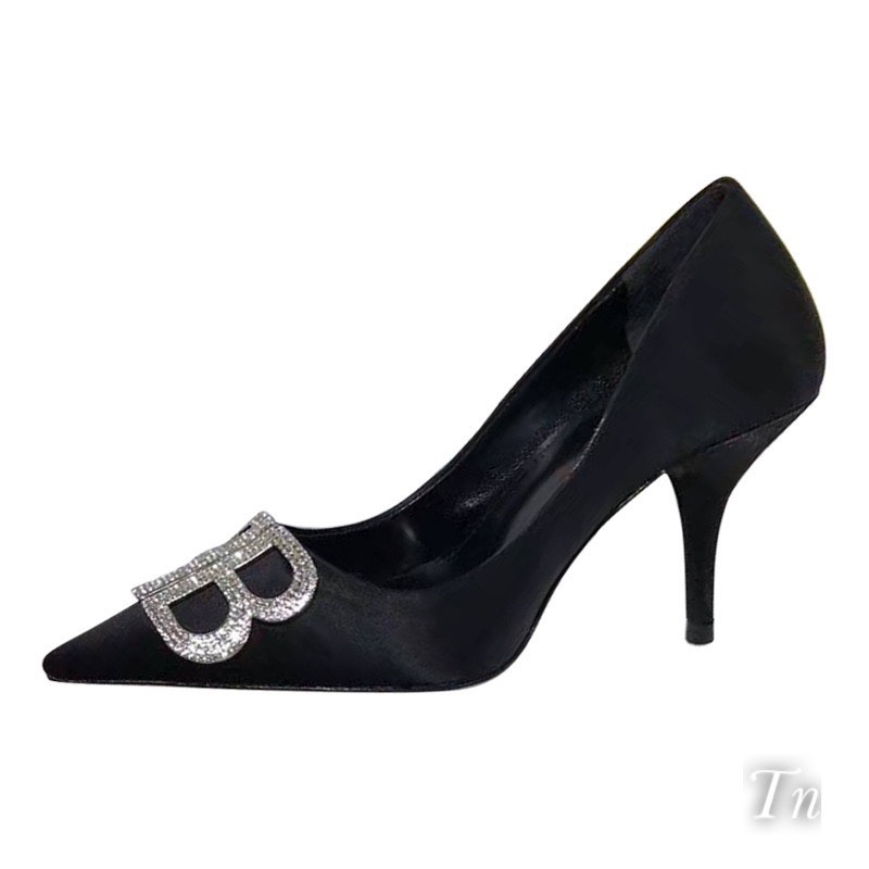 Giày cao gót lụa Satin BB Super Fullbox bill