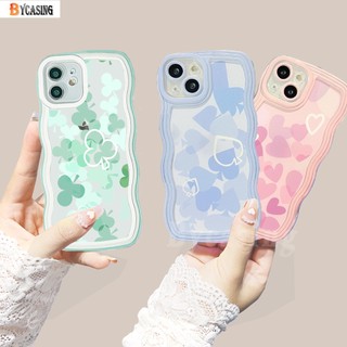 Ốp Điện Thoại Hình Cỏ Bốn Lá Cho OPPO A17 A77S A57 2022 A16 A16K A95 A55 A96 A76 A12 A1K A5s A15 A54 A7 A53 A3s A31 A92 F9 F11 Reno5F