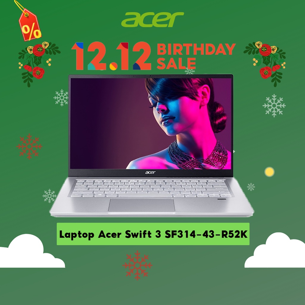 Laptop Acer Swift 3 SF314-43-R52K R7-5700U | 8GB | 512GB | 14' FHD | W10