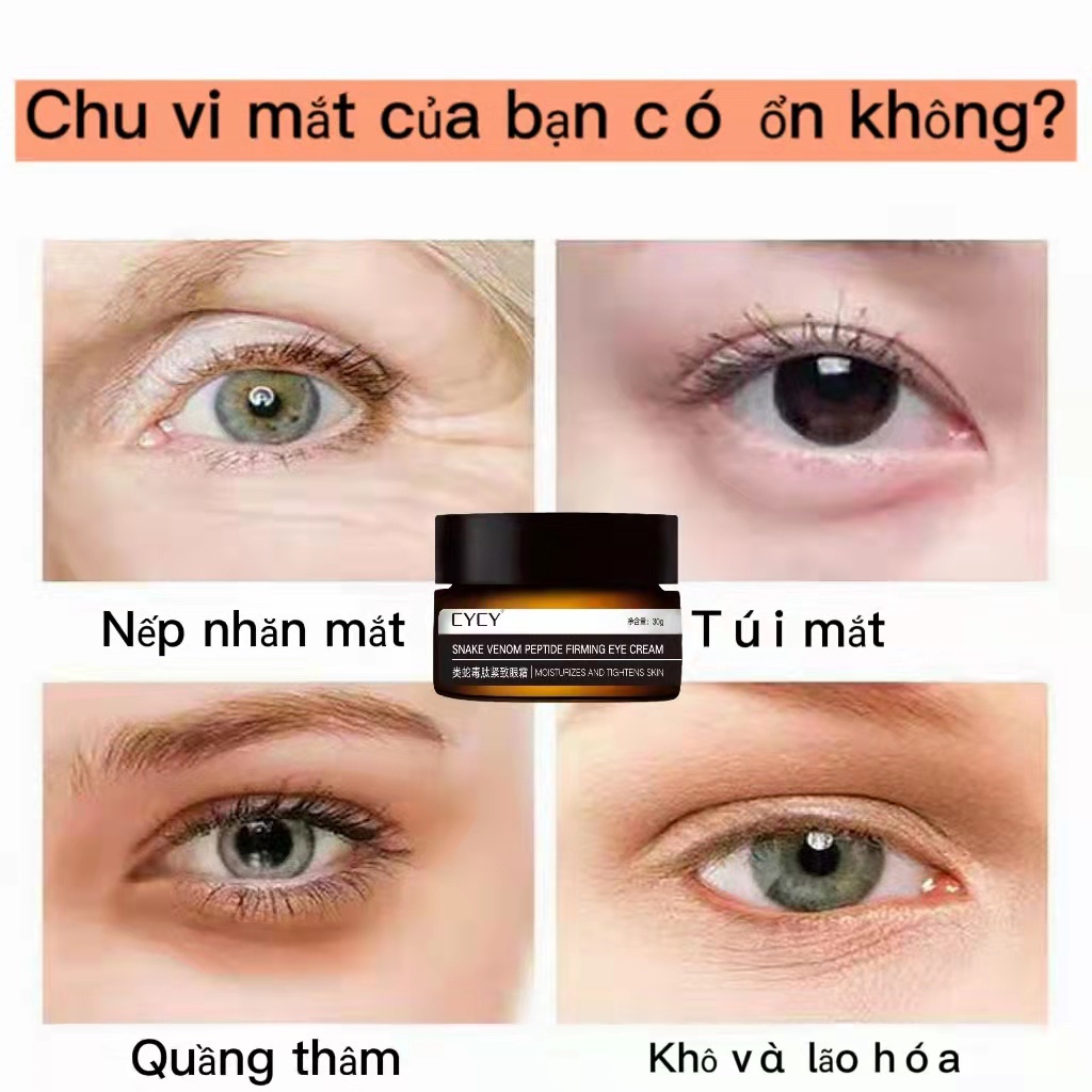 Kem dưỡng mắt làm giảm nếp nhăn/ giảm quầng thâm làm sáng ẩm cho da  30g