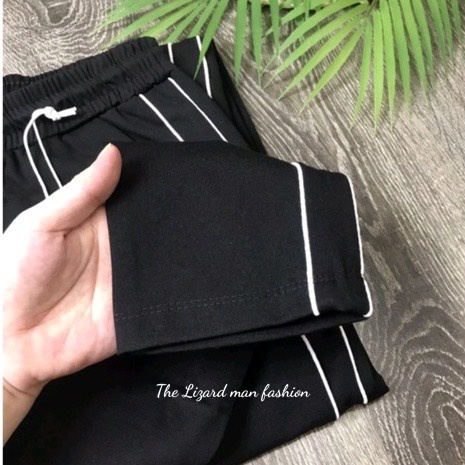 Quần jogger nam nữ dáng đứng sọc dọc thun poly phong cách thể dục thể thao ⚡The Lizard⚡