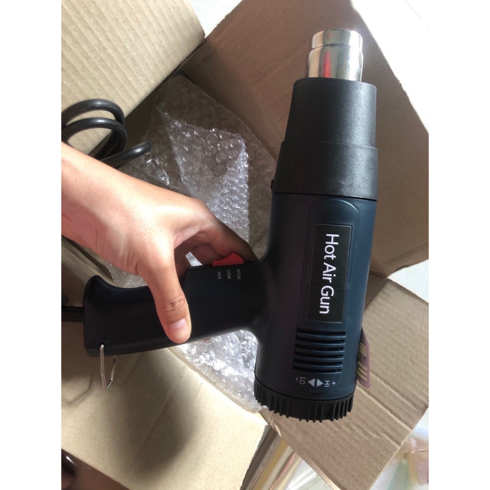 Máy khò nhiệt, thổi hơi nóng mini cầm tay HOT AIR GUN 2000w