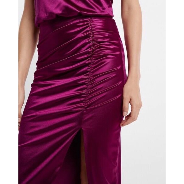 Chân váy satin express xuất xịn