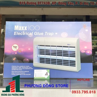 Đèn keo bắt muỗi và côn trùng bay MAXX-100 sử dụng
