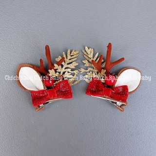 🎄🎄🎄 [𝗛𝗔̀𝗡𝗚 𝗡𝗢𝗘𝗟] Cài tóc & set 2 kẹp tóc Noel (đẹp như ảnh)