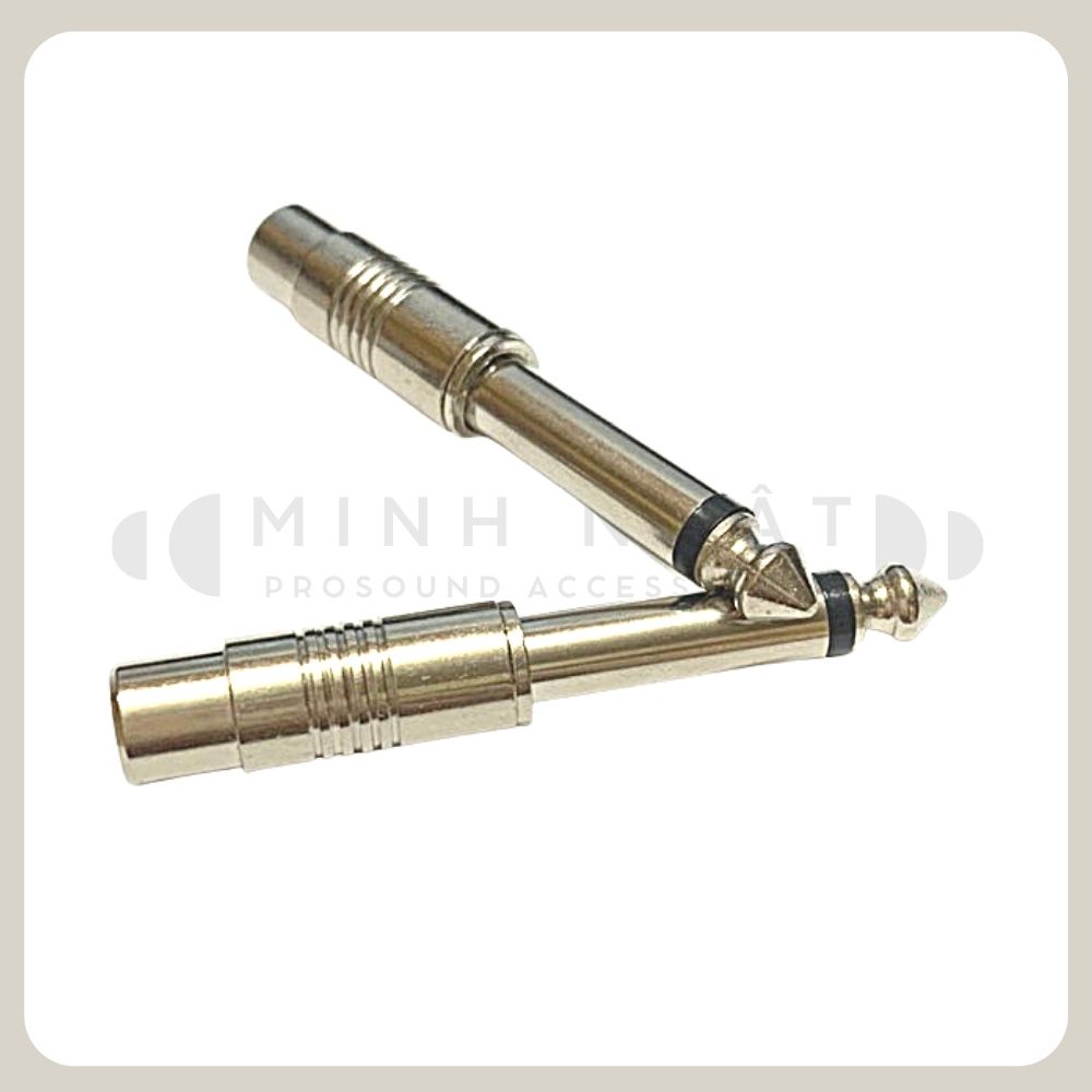 Jack - Giắc chuyển 6.5 6ly - hoa sen hợp kim mạ niken kết nối âmly, phát nhạc,điện thoại, Mixer chuyên dụng cho âm thanh