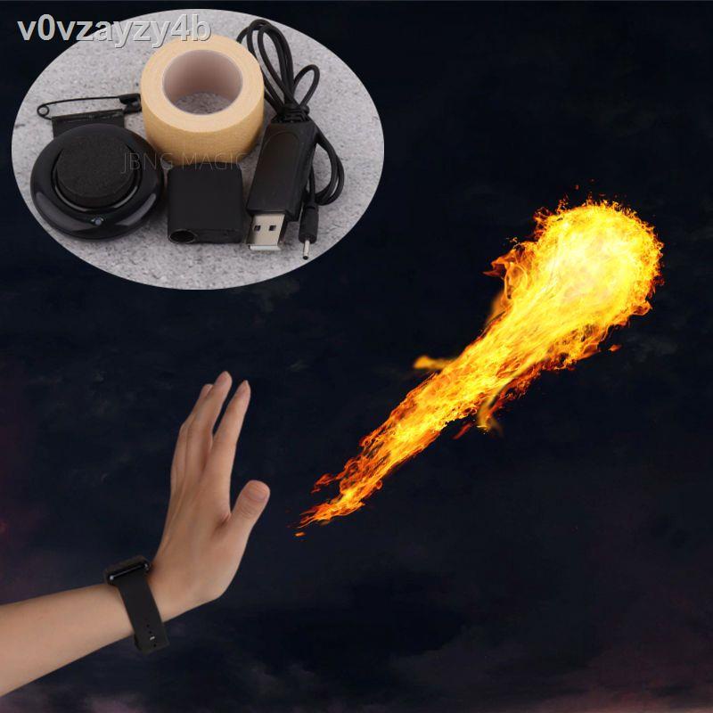 ◐ ♣ Sản phẩm mới tháng 9, quả cầu lửa với hai bàn tay không, kịch bản phun lửa, kim phun sát thương, đạo cụ ảo thuật, qu