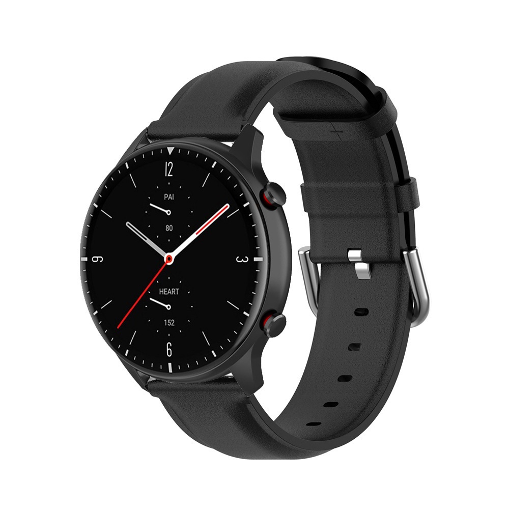 Dây Đeo Bằng Da Thật 22mm Thay Thế Cho Đồng Hồ Thông Minh Huami Amazfit GTR 4 / GTR3 / GTR 3 pro / GTR 2 2E / Stratos 3