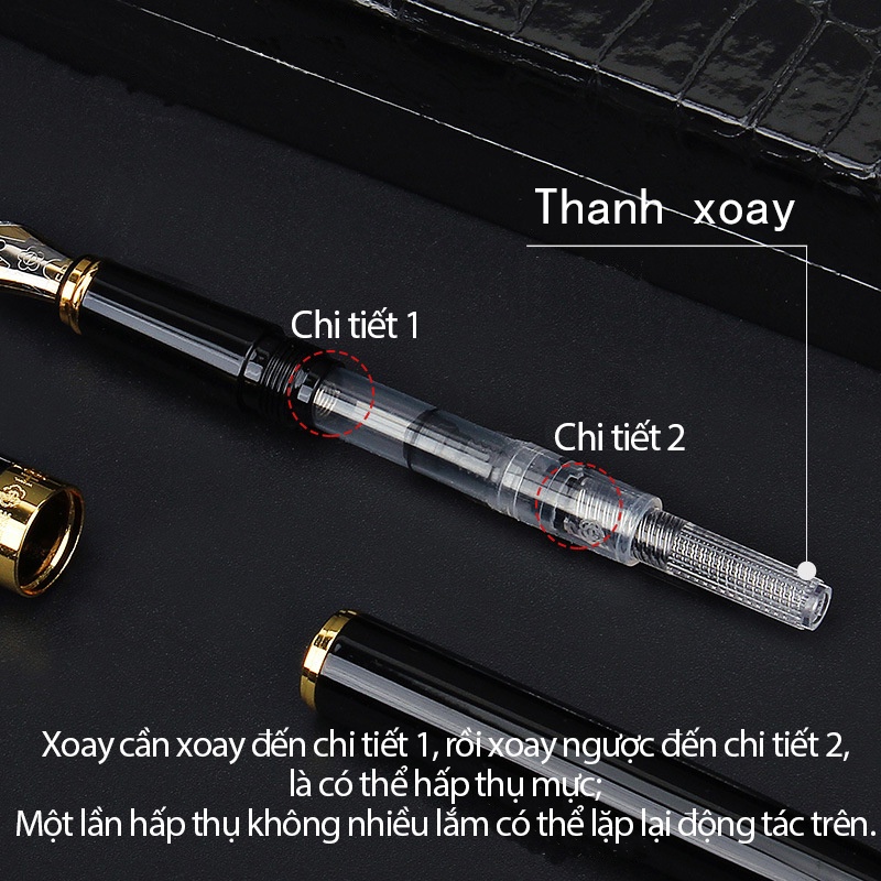 Bút Bi Mực Gel Ngòi 0.5mm Sang Trọng Chất Lượng Cao