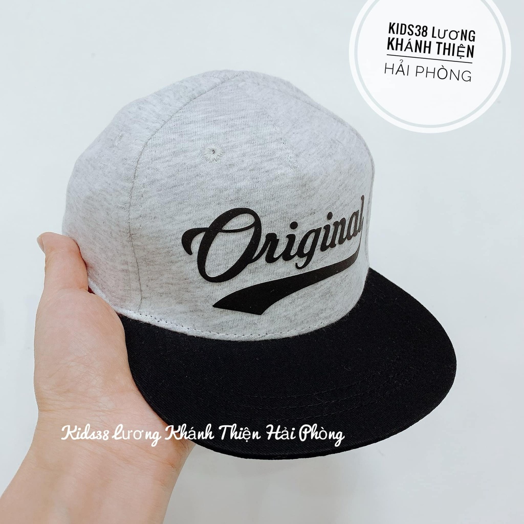 Mũ lưỡi trai xám mickey HM H&M_hàng chính hãng authentic