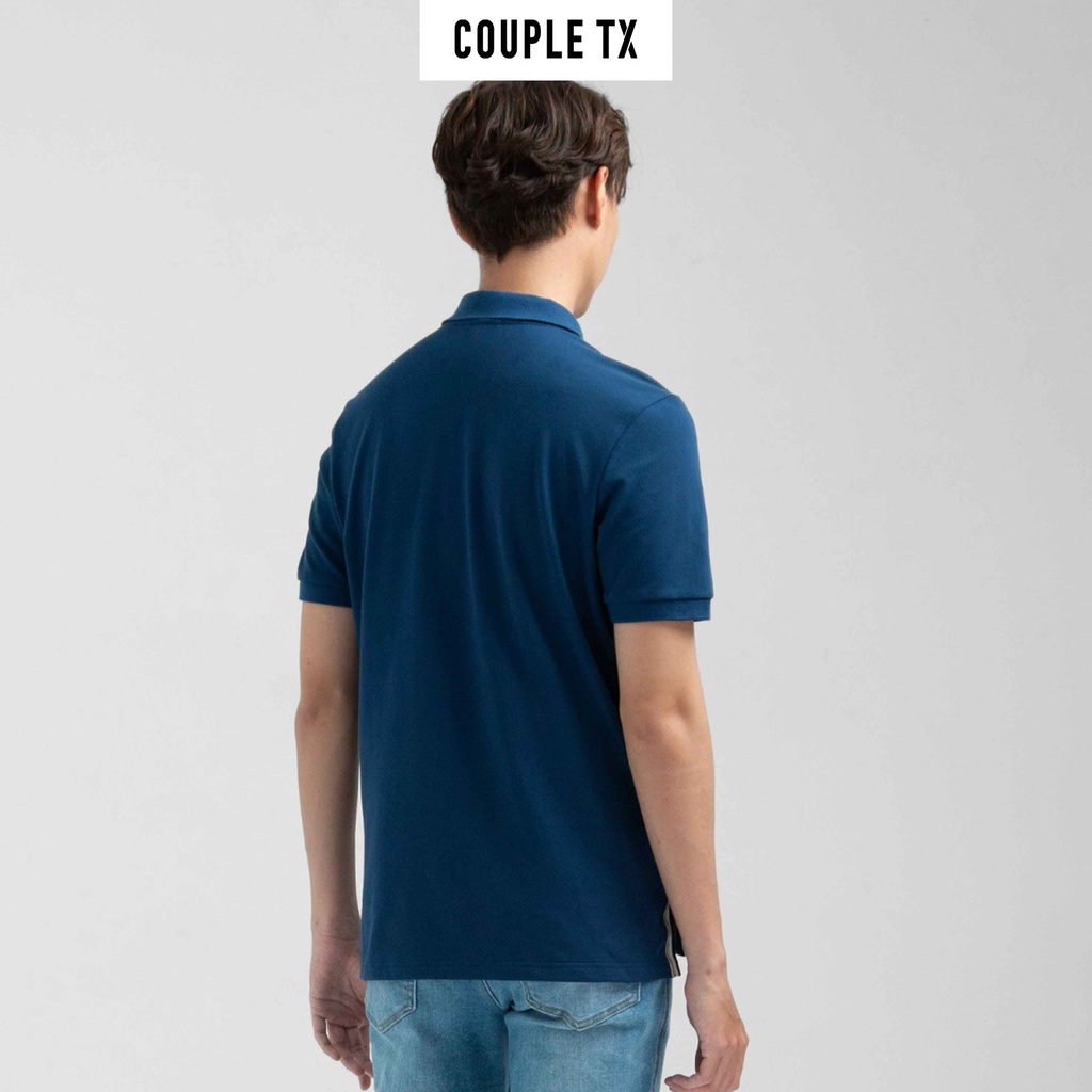 Áo Polo Nam Couple TX Pique Slim Fit Phối Bo Cổ MPO 1024