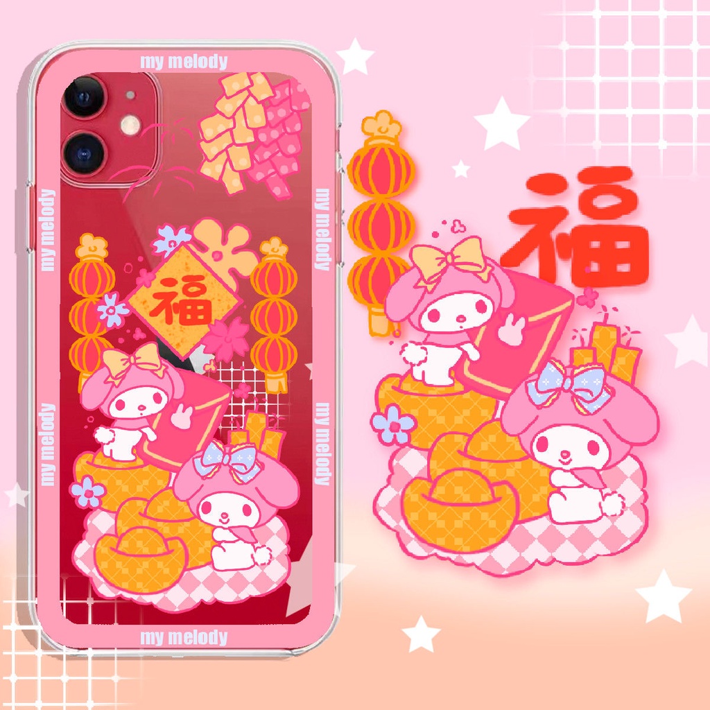 Ốp Điện Thoại TPU Mềm Chống Sốc Hình Hello Kitty Năm Mới 2023 Cho IPhone 14 13 12 PRO 12 mini 11 PRO Max Xs Max XR 6 7 8 Plus SE2020