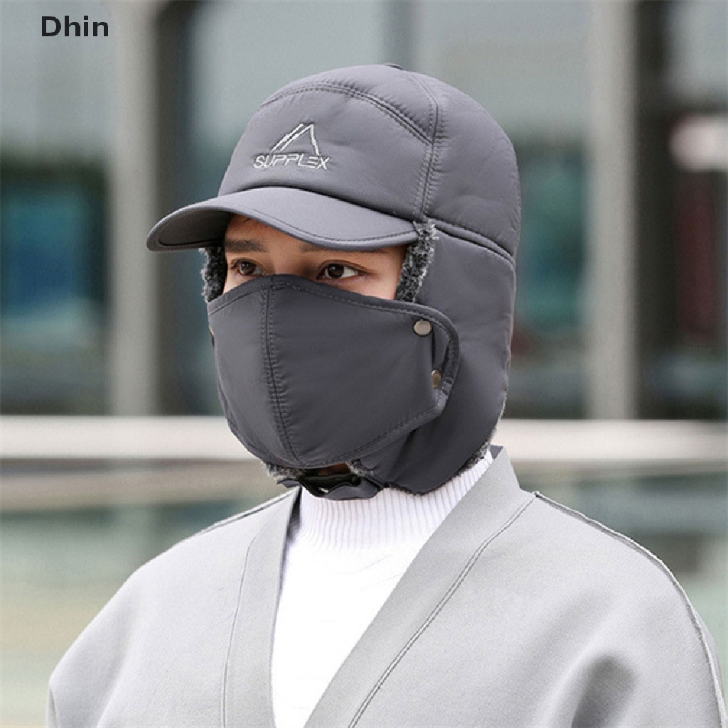 Mũ Trùm Đầu Giữ Nhiệt Bảo Vệ Tai Chống Gió Khi Trượt Tuyết Mùa Đông Cho Cặp Đôi