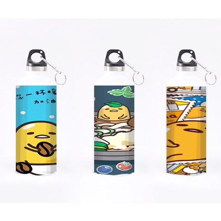 Bình nước giữ nhiệt trứng lười gudetama BNGN33 in chuyển nhiệt 350ml cute dễ thương decor hoạt hình
