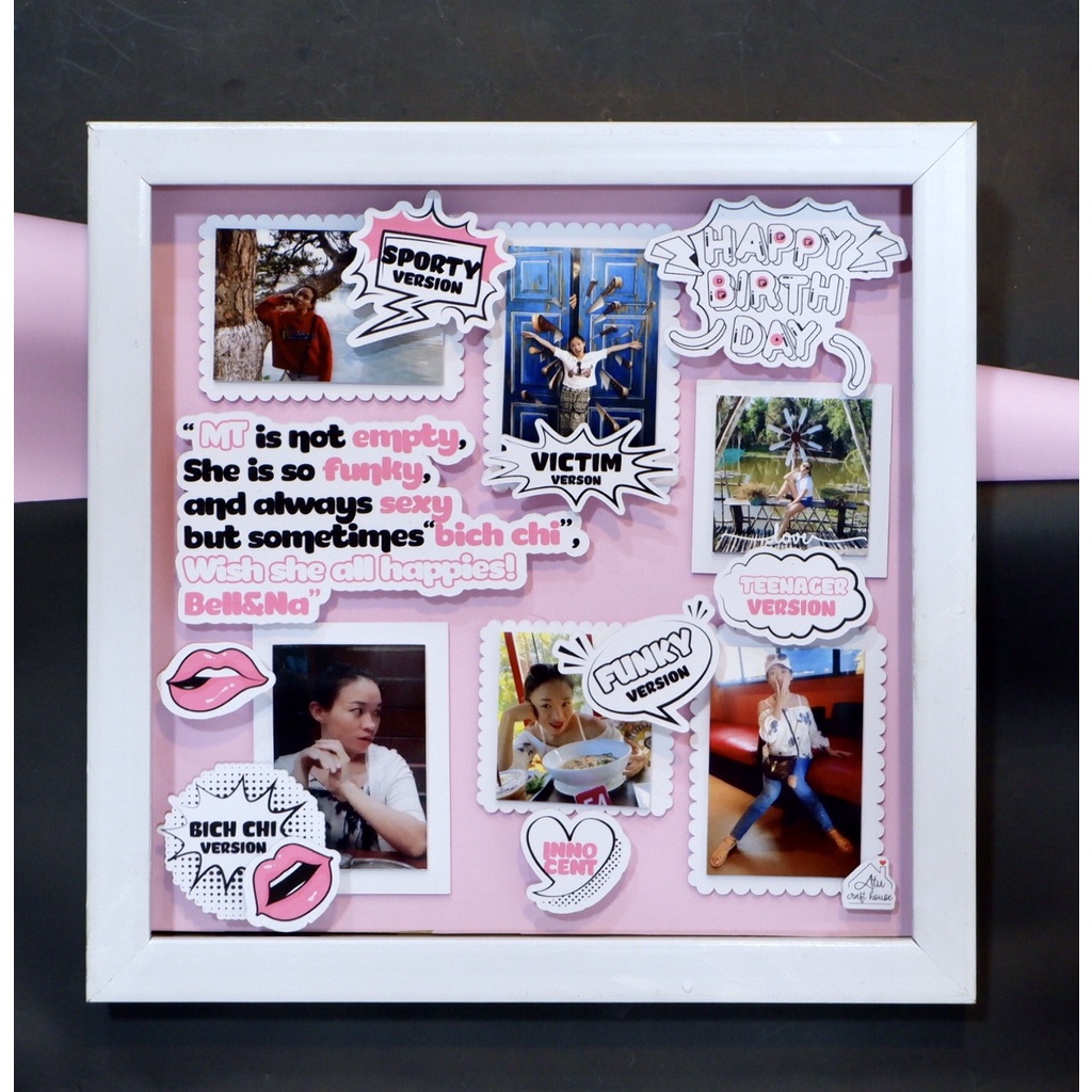 Khung Hình Fairwell - Quà Tặng Chia Tay Đồng Nghiệp - Khung Hình Scrapbook Handmade