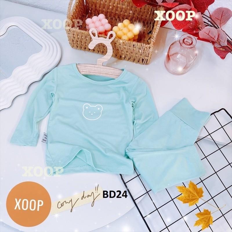 BỘ THUN LẠNH CẠP CAO HÌNH GẤU CHO BÉ