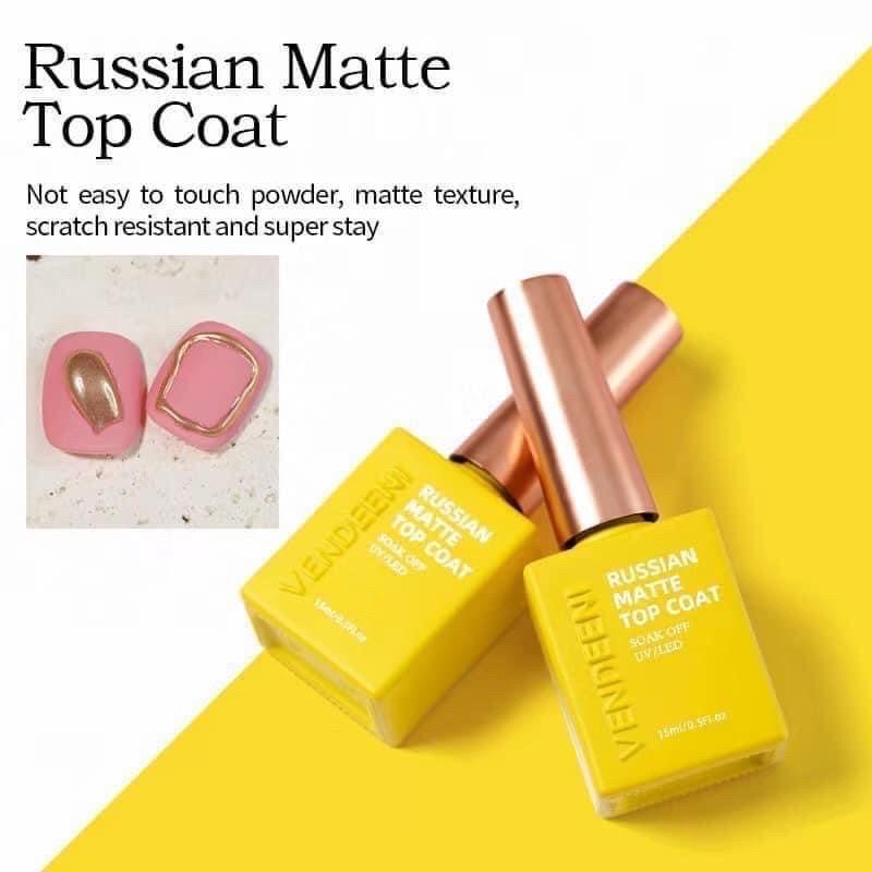 Top lỳ không lem,top nhám 15ml Vendeeni