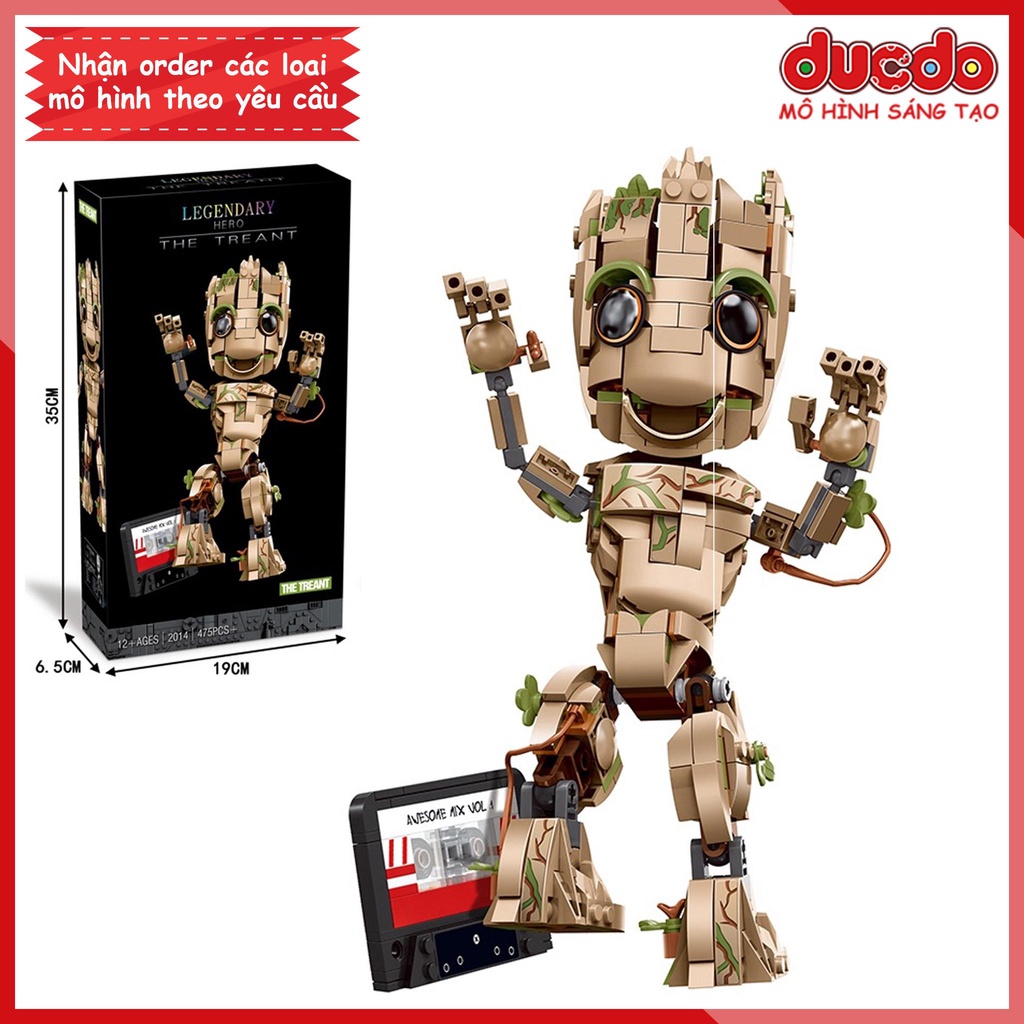 2014 - 97696 Lắp ghép nhân vật I am Groot - Đồ chơi Xếp hình Mô hình Mini EndGame 76217