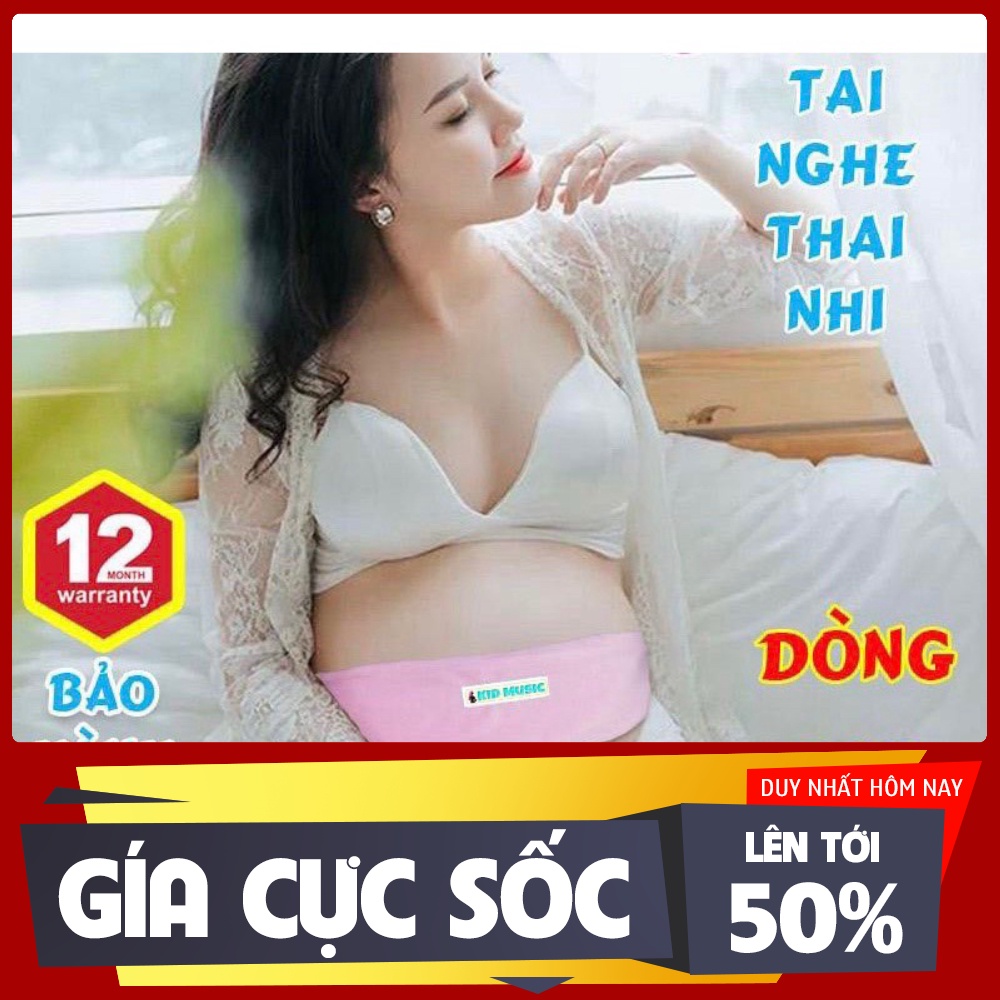 Tai nghe bà bầu, tai nghe thai giáo Không Từ Tính cho bé KID MUSIC hàng Chính Hãng cao cấp cho nghe 