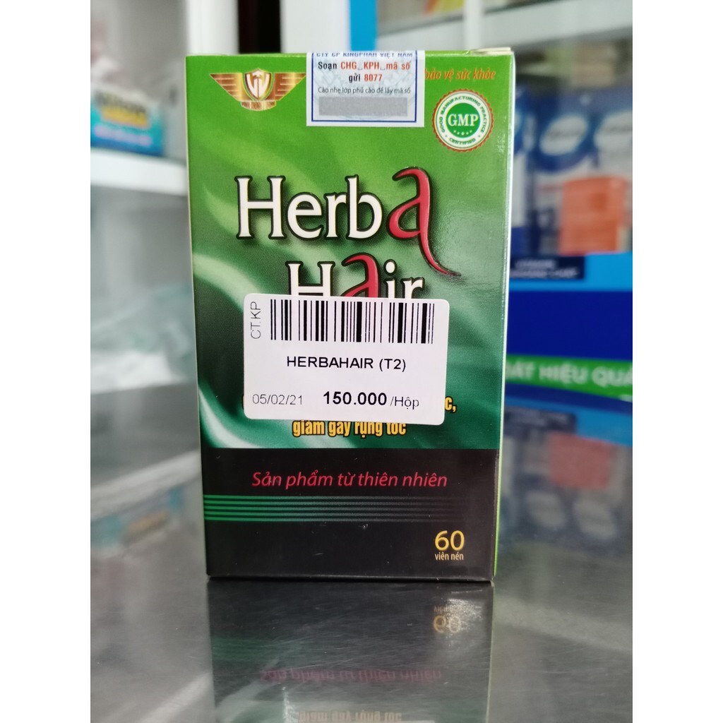 HERBA HAIR KINGPHAR - Viên uống kích thích mọc tóc