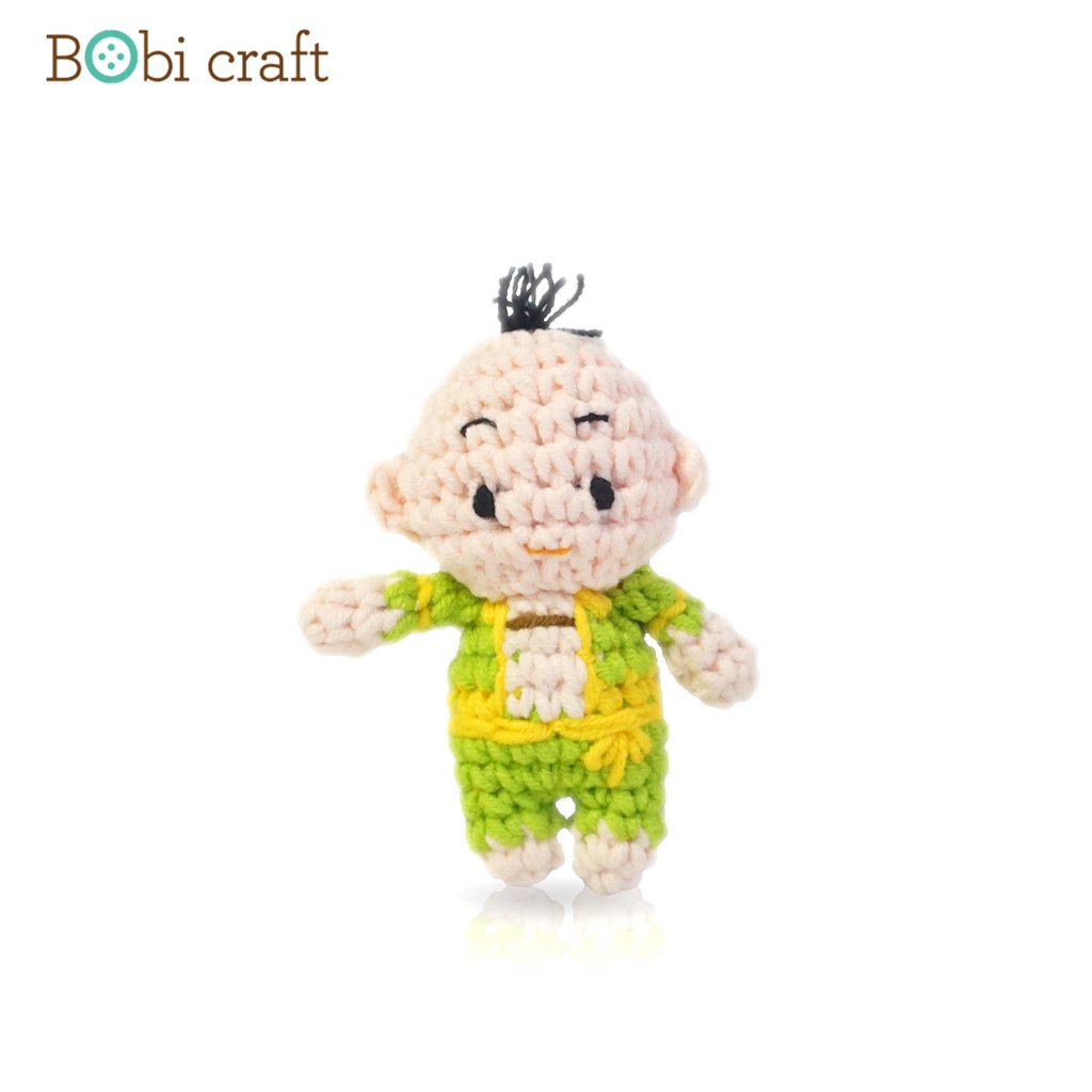  Thú bông len Bobicraft - Dần Béo Móc Khóa - Đồ chơi an toàn Quà tặng bé