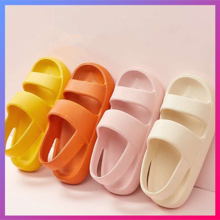 Giày Sandal EVA Đế Dày Nữ Siêu Nhẹ, Sandals nữ kẹo màu