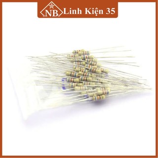 Trở vạch 1/4W 5% 1K2 → 10K (gói 50 con)