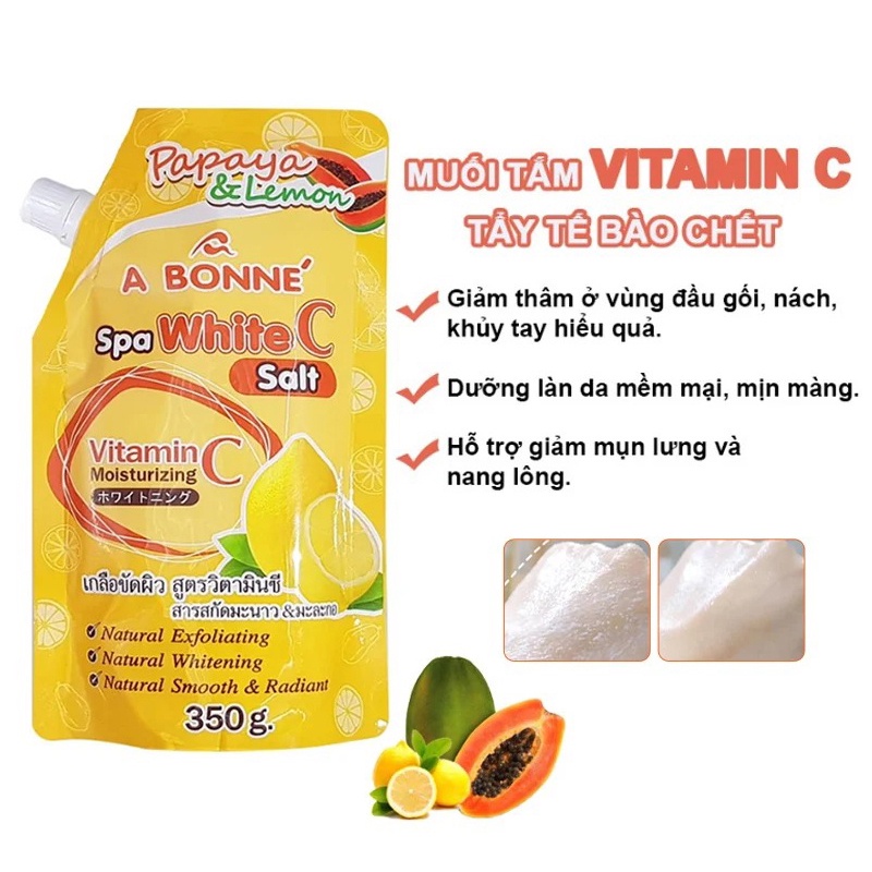 Muối Tắm Sữa Bò Tẩy Tế Bào Chết A Bonne Spa Milk Salt 350g Thái Lan