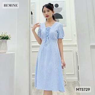 Đầm rút dây nhún ngực bemine mt5729