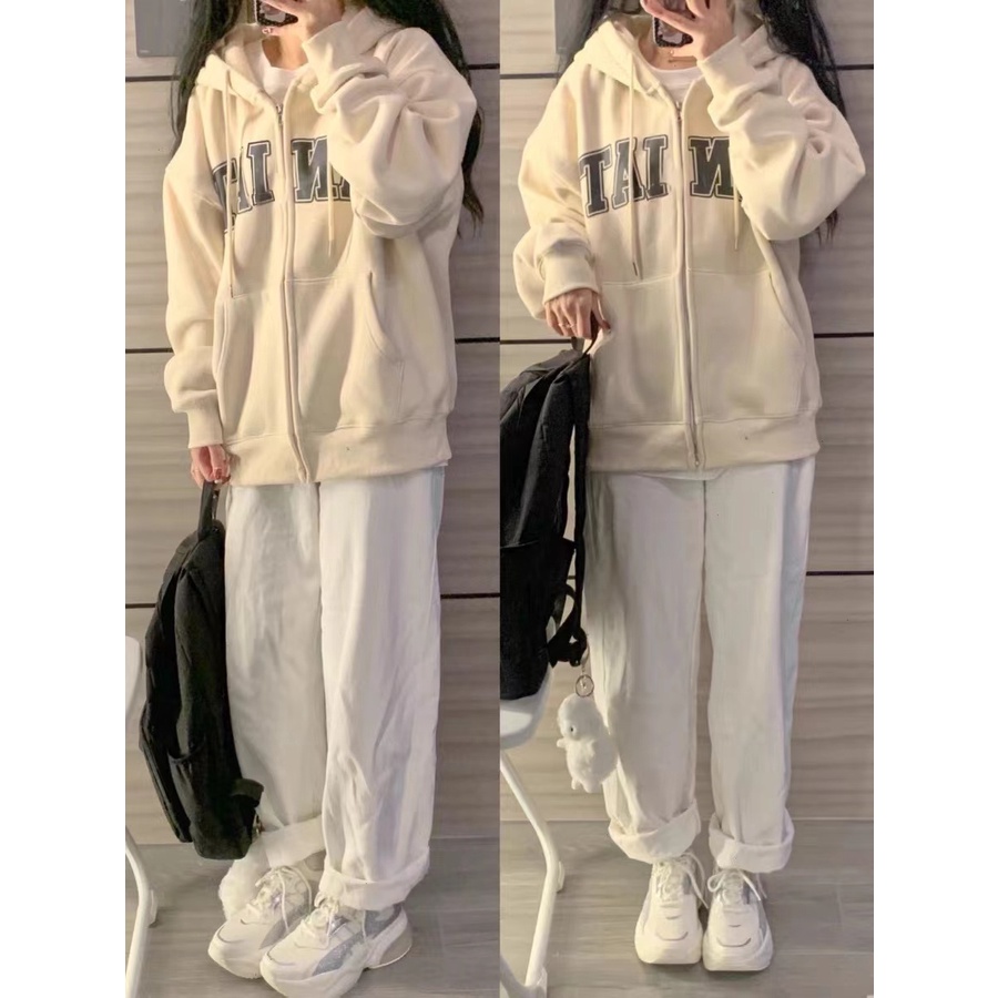 Hana hoodie áo hoodie áo khoác hoodie nữ Thời Trang Thường Ngày Hàn Quốc 2023 NEW DE2804