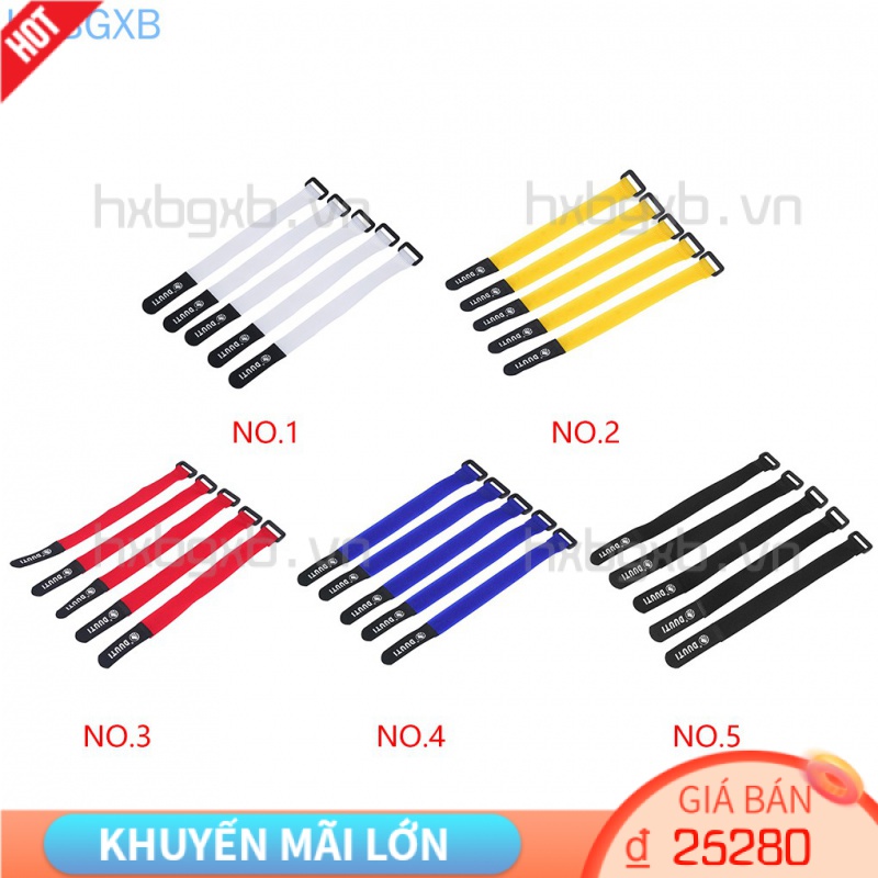 Set 5 Dây Đai Gắn Cốt Yên Xe Đạp Chất Lượng