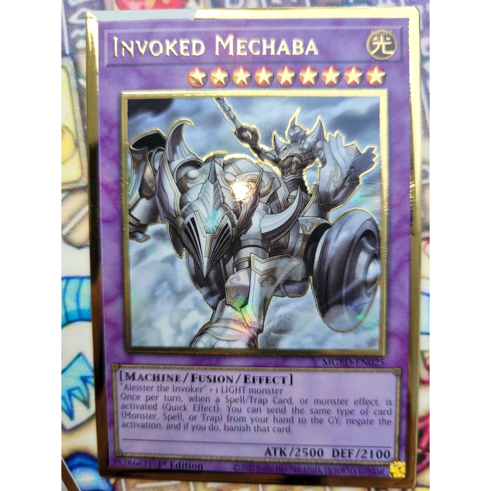 Thẻ bài Yugioh - TCG - Invoked Mechaba / MGED-EN025