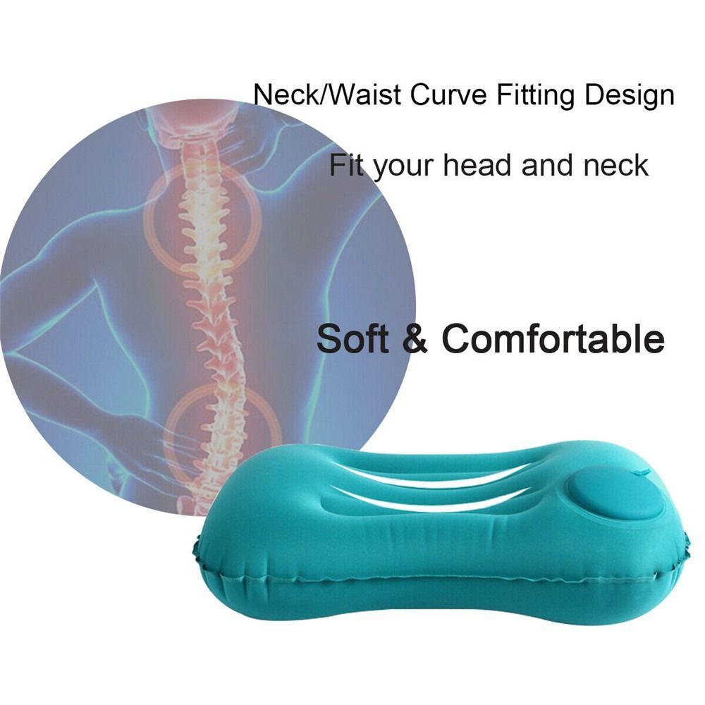 Gối Bơm Hơi Tựa Đầu Siêu Nhẹ Tiện Dụng Mang Theo Du Lịch / Leo Núi