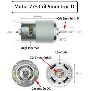 Motor 775 trục D