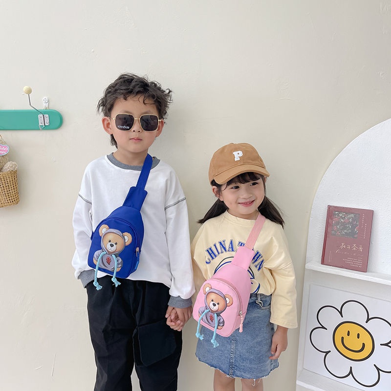 Ba Lô Mini Siêu Nhẹ Hình Gấu Dễ Thương Cho Bé 1-3 Tuổi