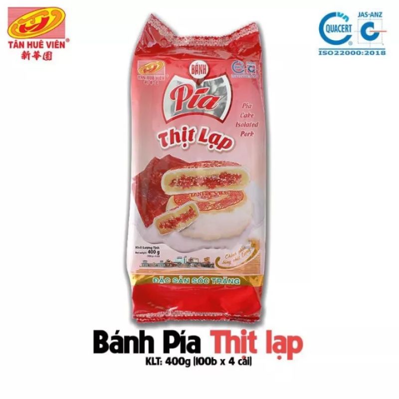 Bánh pía thịt lạp Tân Huê Viên 400g