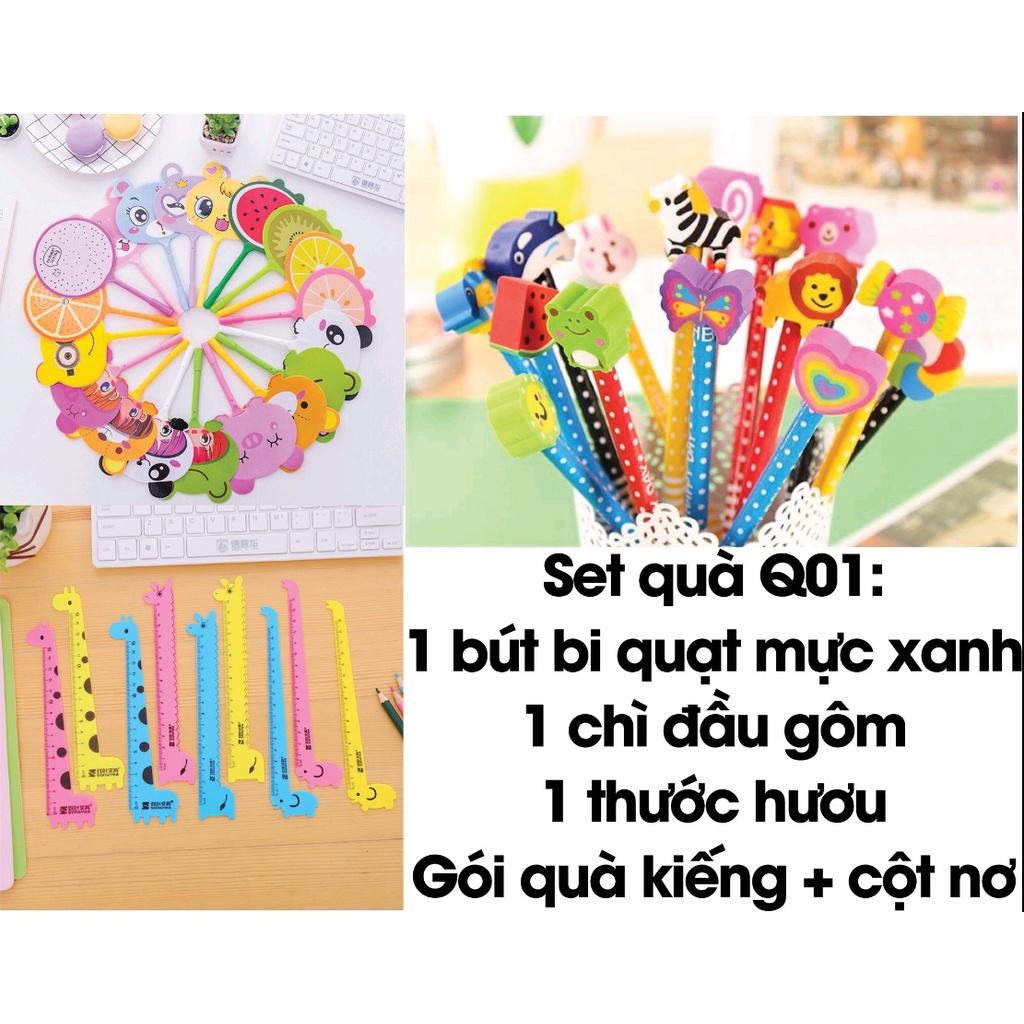 SET QUÀ GIÁ RẺ TỪ 10K ĐẾN 20K, PHẦN THƯỞNG HỌC SINH