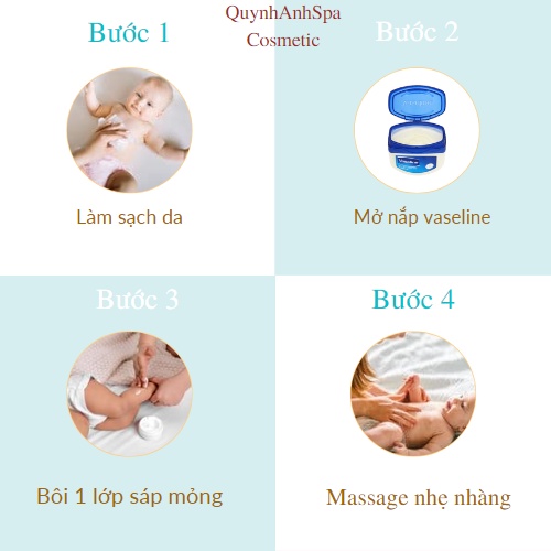 Sáp Dưỡng Ẩm Vaseline - Đa Năng Cho Môi Tay, Chân Dùng Được Cho Cả Mặt và Body Quynhanhspa20 100ml