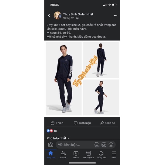 Tracksuit  Adidas chính hãng (pass)