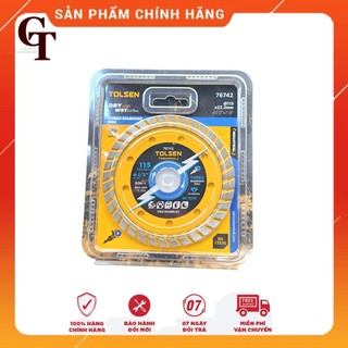 Đĩa cắt gạch đa năng tolsen 76742 phi 115x22.2mm