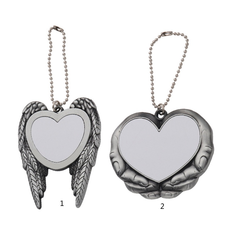Unstop * Mặt Dây Chuyền Trang Trí Hình Đôi Cánh Thiên Thần Chuyển Nhiệt Nóng