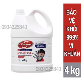Nước rửa tay Lifebuoy Bảo vệ vượt trội 4kg