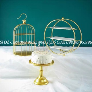 Khay bánh tròn gold - kb098