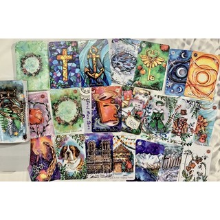 Bộ Bài Lenormand Merry Christmas Siêu Xinh, Chất Liệu Giấy Cao Cấp