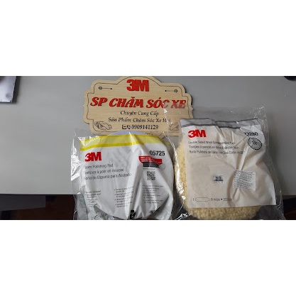 Phớt lông cừu hai mặt 3M 33280 để Đánh bóng Sơn, Gỗ, ... kích thước 9"