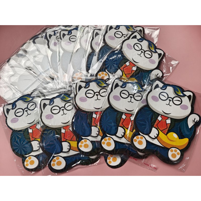 Set 10 Bao Lì Xì Mèo chibi Chiêu Tài Mai Mắn, dễ thương mẫu mới nhất 2023 - Bao Bì Nhựa Giá Rẻ
