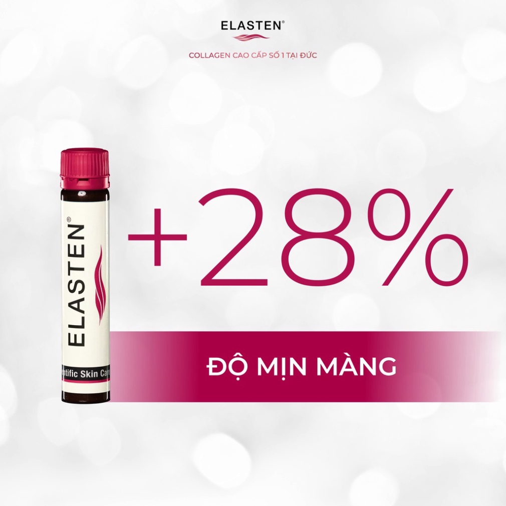 Collagen Elasten Dạng Nước Giúp Da Ẩm Mượt Căng Bóng, Mờ Thâm Nám & Làm Đầy Các Rãnh Nhăn, Nếp Nhăn