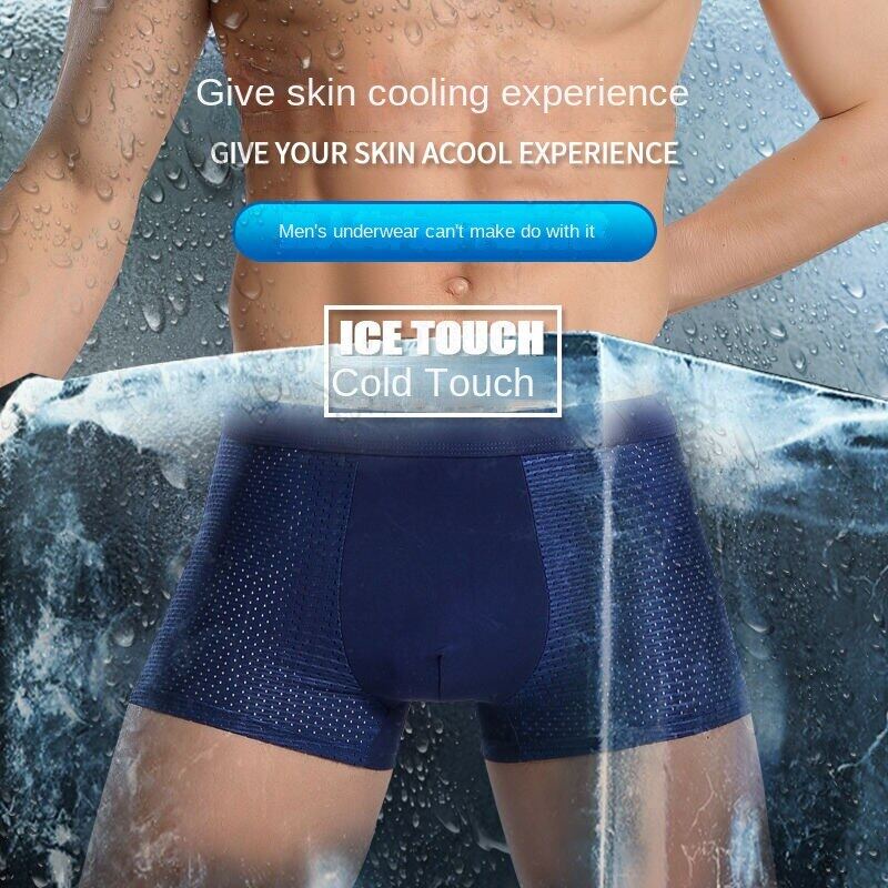 Quần Lót Boxer Dạng Lưới Mỏng Thoáng Khí Thời Trang Mùa Hè Cho Nam