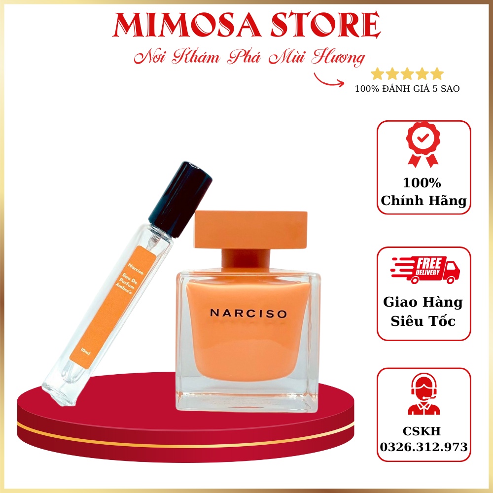 Nước hoa Narciso Ambree Mẫu Dùng Thử 10ml
