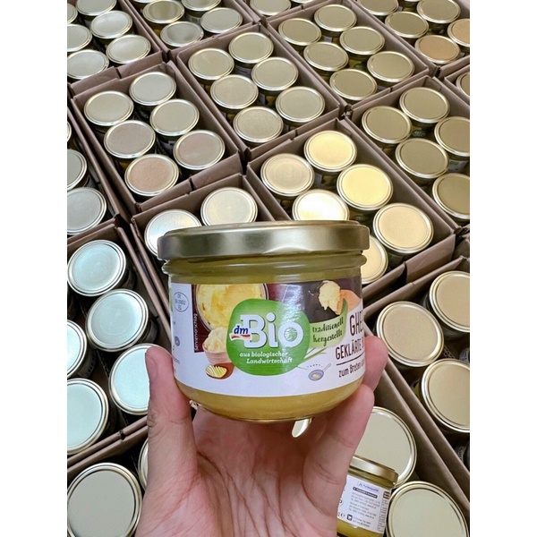 (Date 2024) Bơ Ghee Hữu Cơ DM Nội Địa Đức.